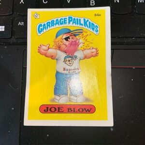 Joe Blow #84 Trading Card garbage pail kids season 3